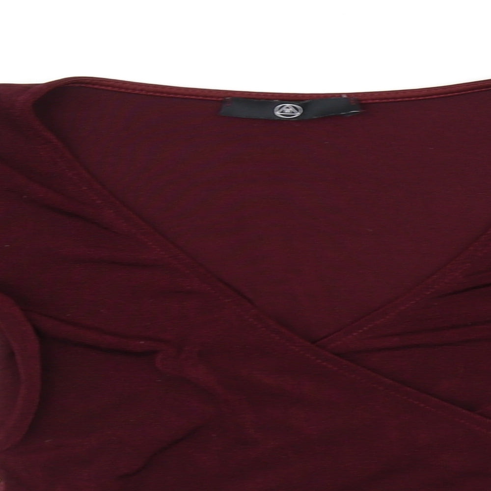 Womens UK Size 8 Missguided Pink Basic Blouse