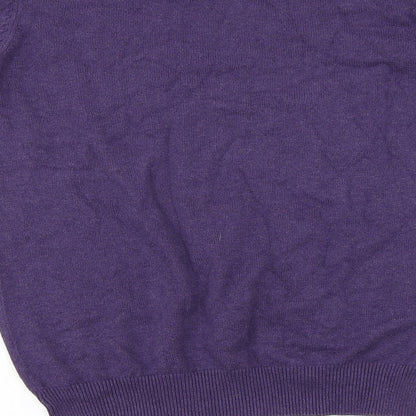 H&M Mens Purple   Pullover Jumper Size S