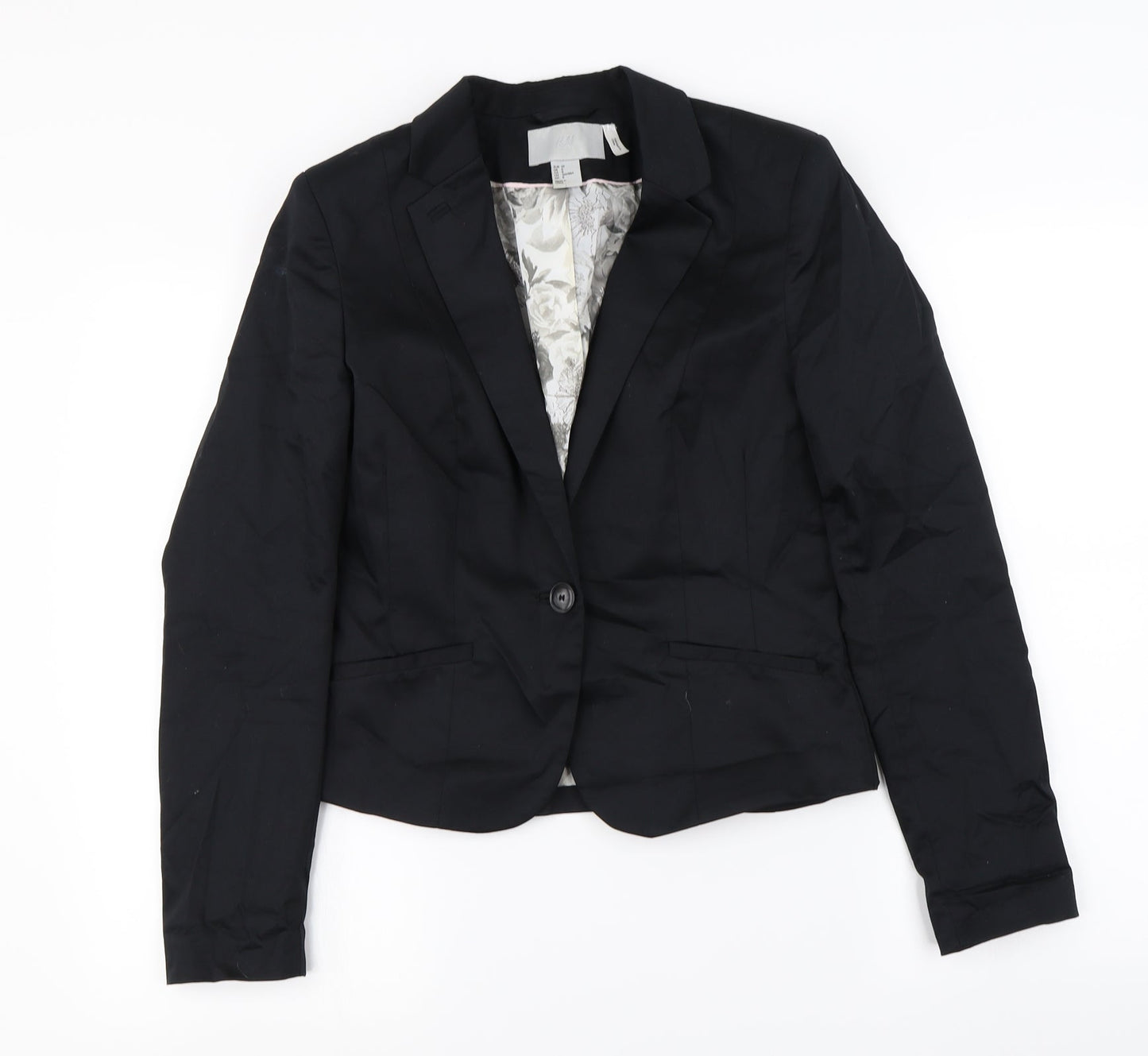 H&M Womens Black   Jacket Blazer Size 8
