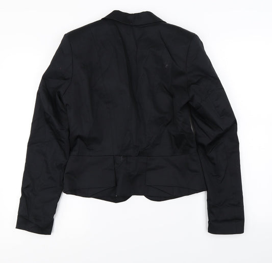 H&M Womens Black   Jacket Blazer Size 8