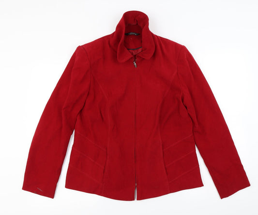 BM  Womens Red   Jacket Coat Size 14