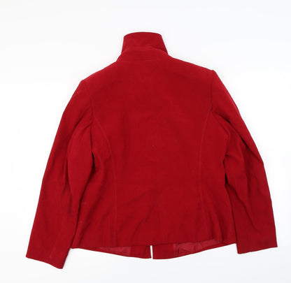 BM  Womens Red   Jacket Coat Size 14