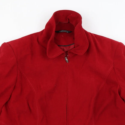 BM  Womens Red   Jacket Coat Size 14