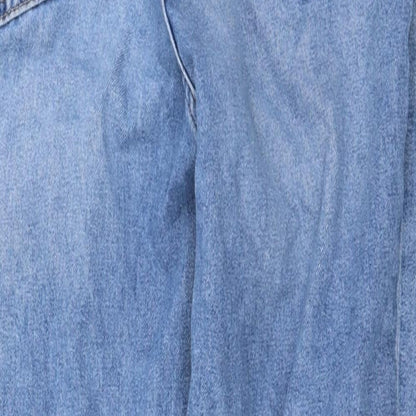 H&M Womens Blue   Straight Jeans Size 8 L25 in