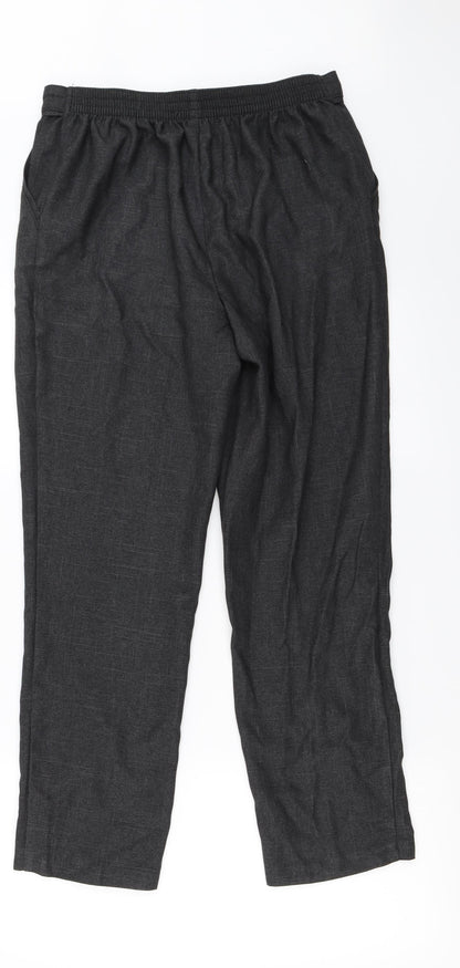 Womens UK Size 12 Marks and Spencer Regular Fit  Grey Trousers