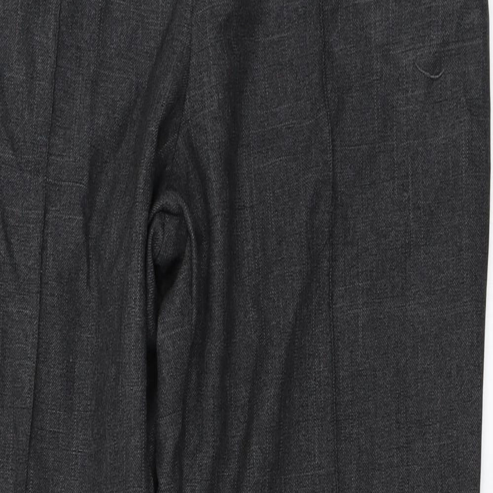 Womens UK Size 12 Marks and Spencer Regular Fit  Grey Trousers