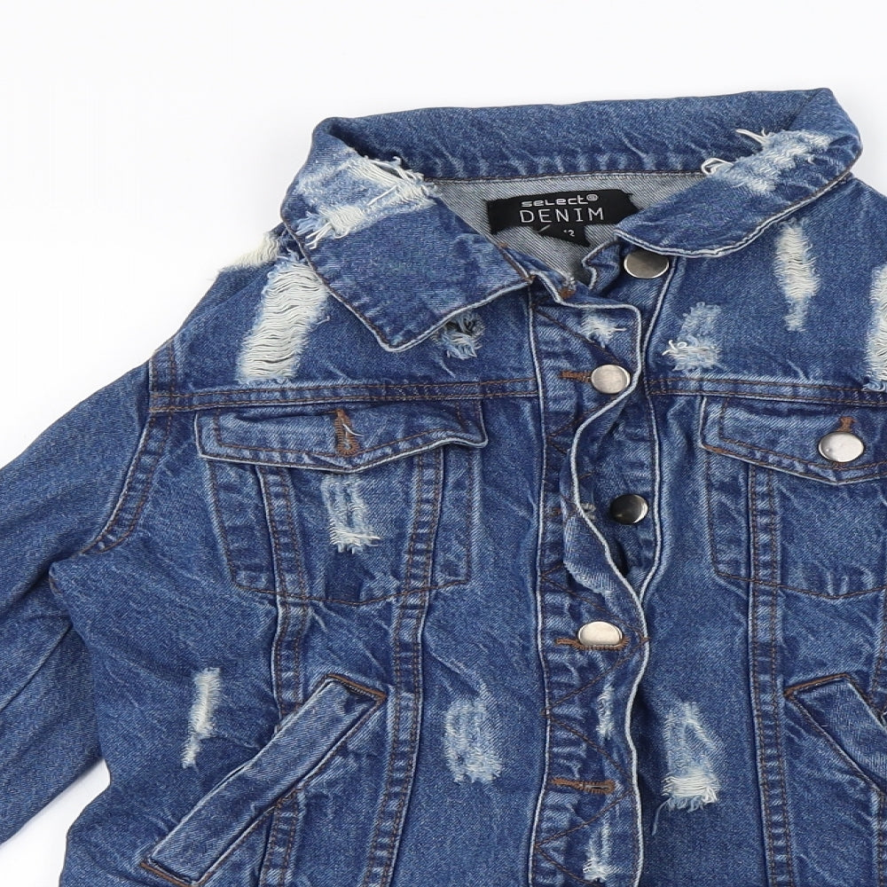 Womens UK Size 12 Select Blue Jacket