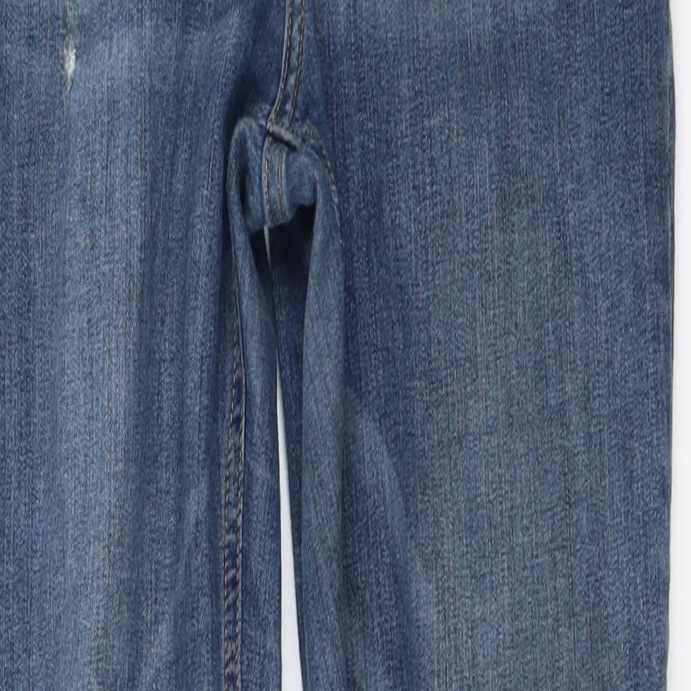 Topshop Womens Blue   Skinny Jeans Size 28 in L32 in