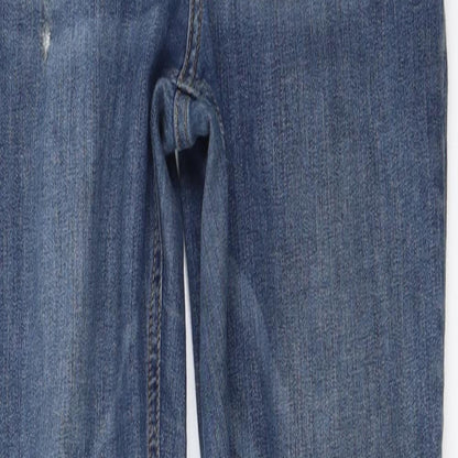 Topshop Womens Blue   Skinny Jeans Size 28 in L32 in