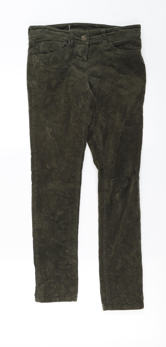 NEXT Womens Green   Skinny Jeans Size 6 L24 in