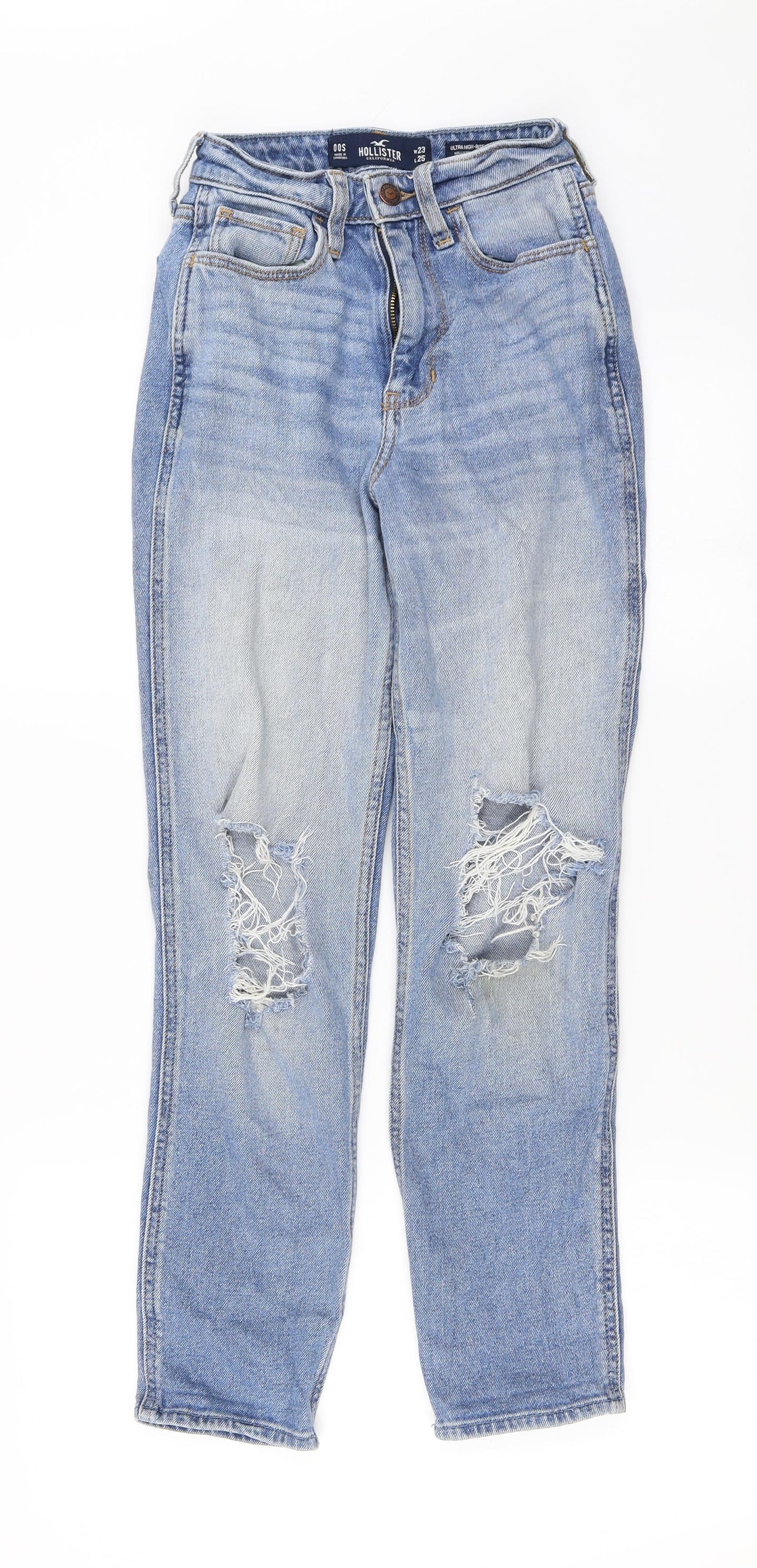 Hollister Womens Blue   Skinny Jeans Size 23 in L25 in