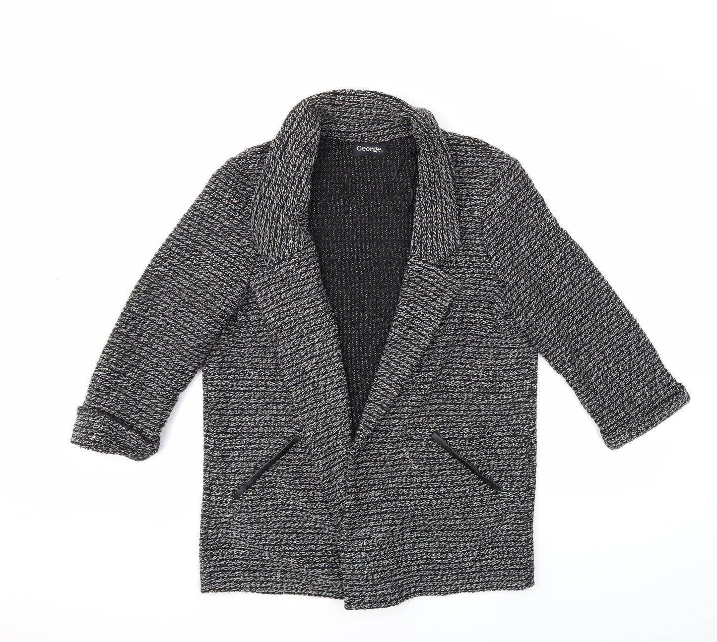 George Womens Black   Jacket Blazer Size 6