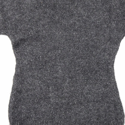Internacionale Womens Grey  Knit Pullover Jumper Size 14