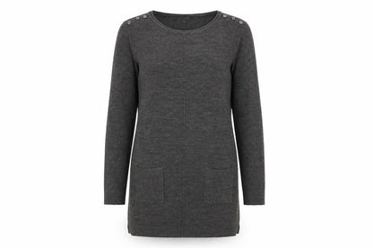 Atmosphere Womens Grey  Knit Pullover Jumper Size 10
