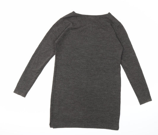 Atmosphere Womens Grey  Knit Pullover Jumper Size 10
