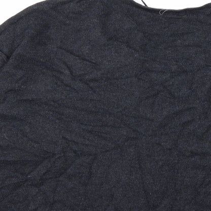 H&M Womens Blue  Knit Pullover Jumper Size L