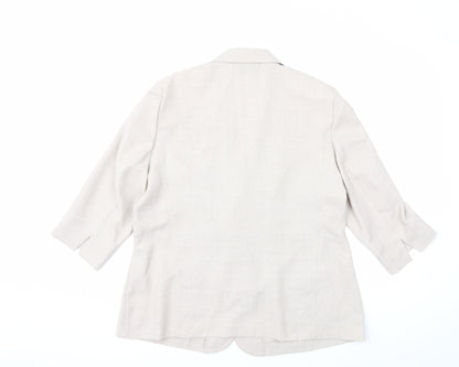 ROWLANDS CLOTHING Womens Grey   Jacket Blazer Size 10
