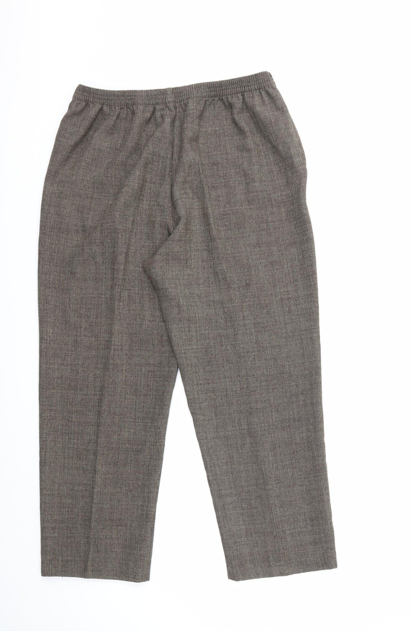 Womens UK Size 14 happit Regular Fit  Brown Trousers
