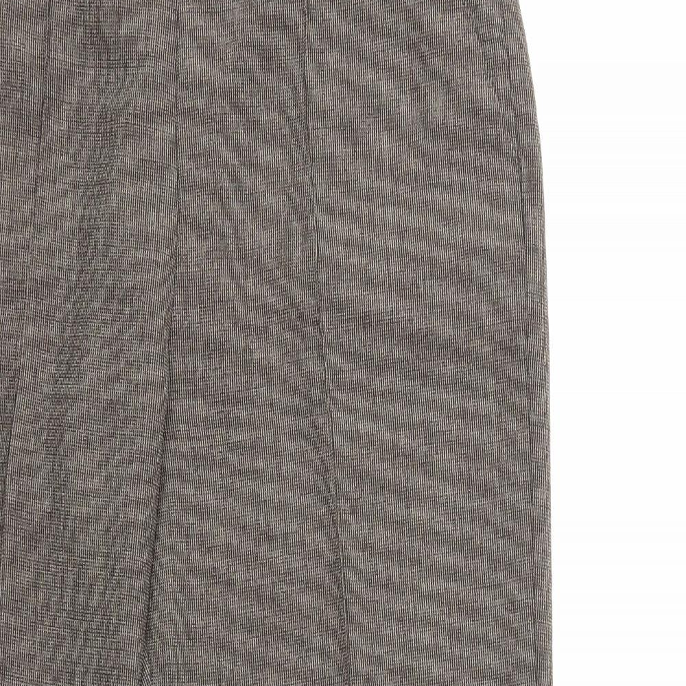 Womens UK Size 14 happit Regular Fit  Brown Trousers