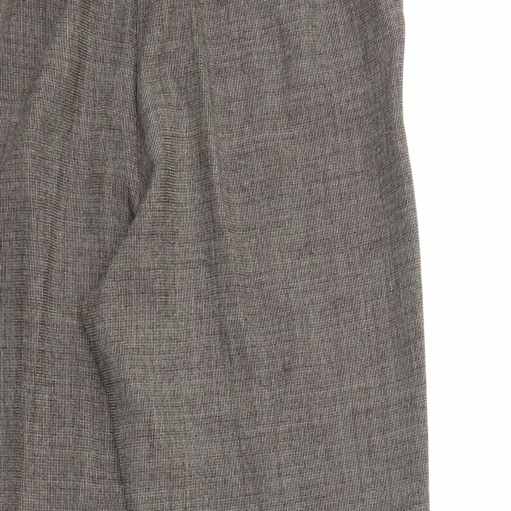 Womens UK Size 14 happit Regular Fit  Brown Trousers