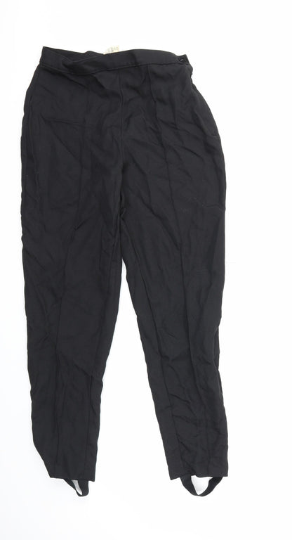 silmma Womens Black   Trousers  Size 14 L28 in