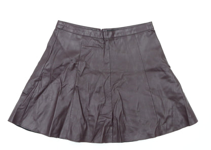 Miss Selfridge Womens Purple   Flare Skirt Size 10