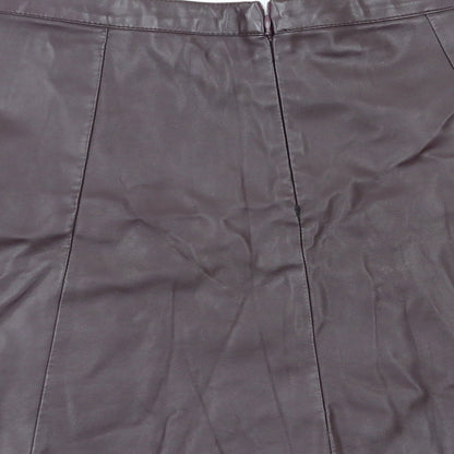 Miss Selfridge Womens Purple   Flare Skirt Size 10