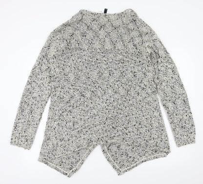H&M Womens Grey   Cardigan Jumper Size L