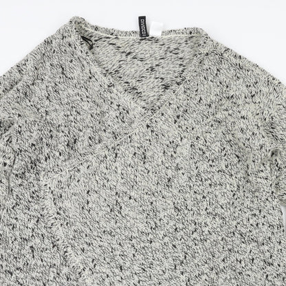 H&M Womens Grey   Cardigan Jumper Size L