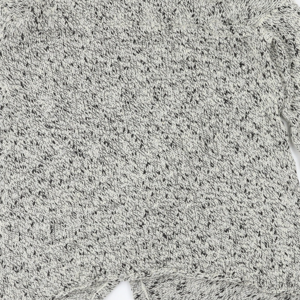 H&M Womens Grey   Cardigan Jumper Size L
