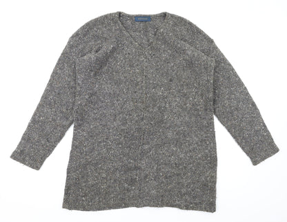 Debehams Womens Grey   Pullover Jumper Size M
