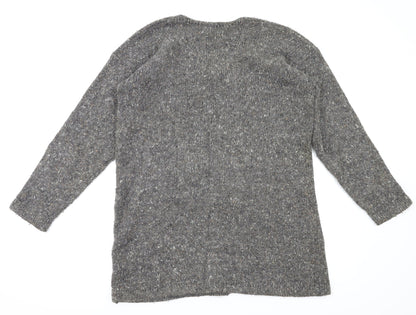 Debehams Womens Grey   Pullover Jumper Size M