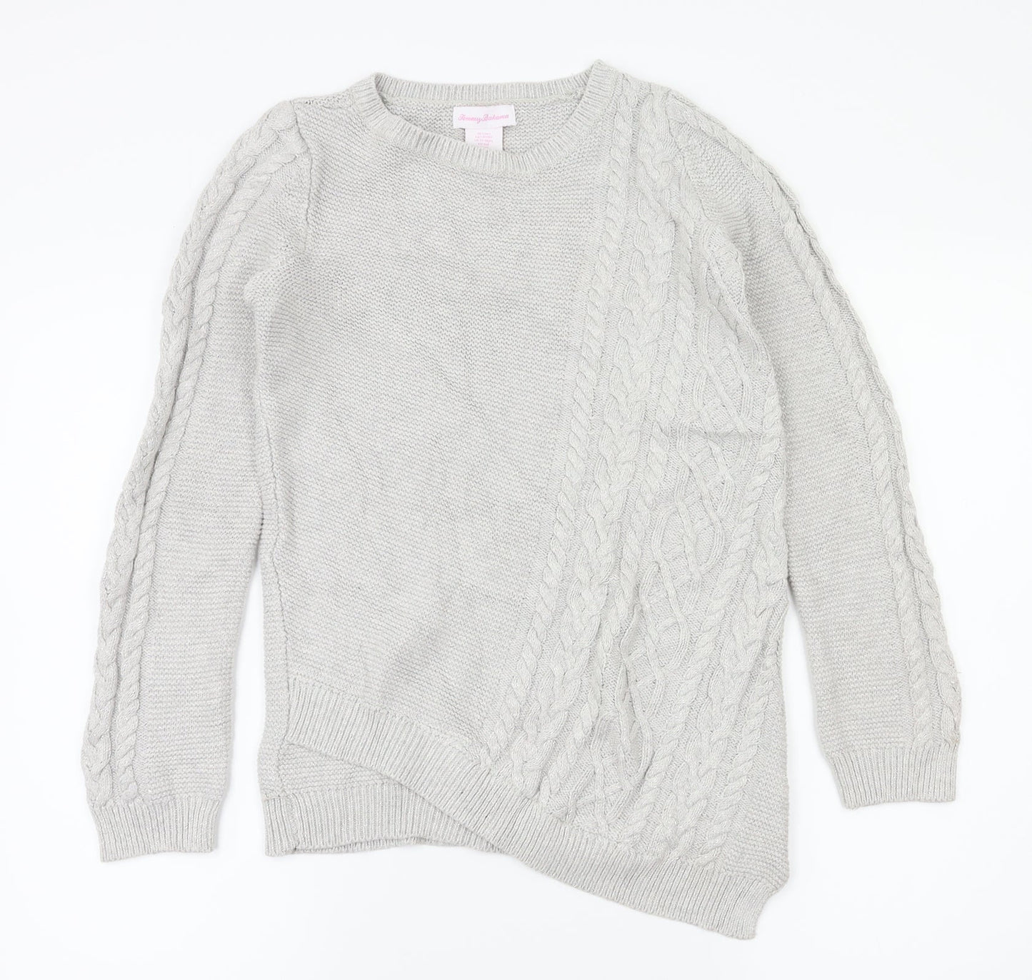 Tommy Bahama Girls Grey   Pullover Jumper Size 13-14 Years