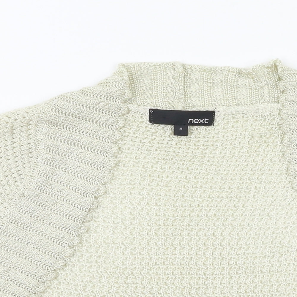Next  Womens Gold   Cardigan Jumper Size M