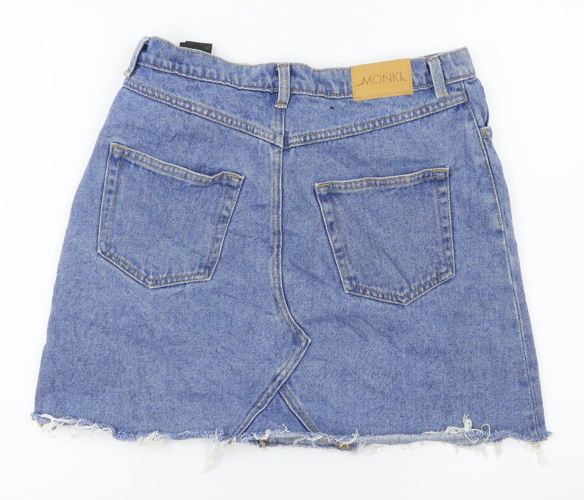 Monki Womens Blue   A-Line Skirt Size 40