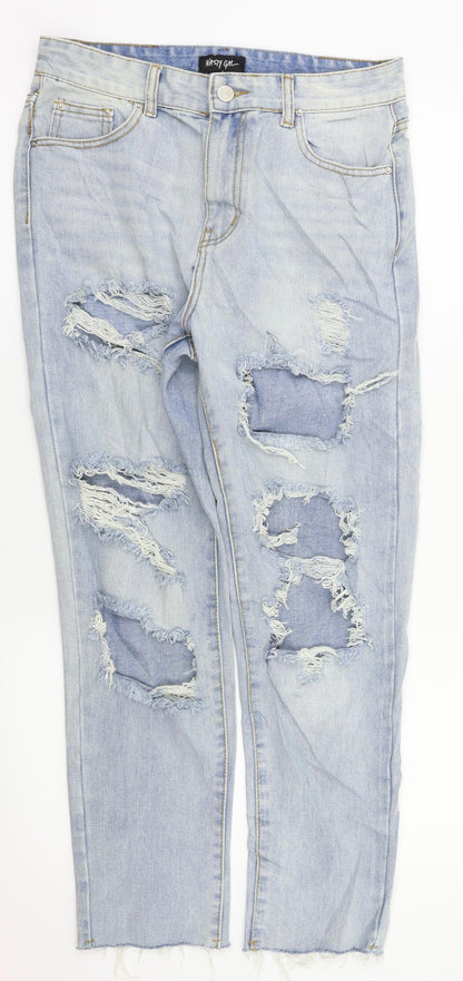 Nasty Gal Womens Blue   Skinny Jeans Size 10 L27 in