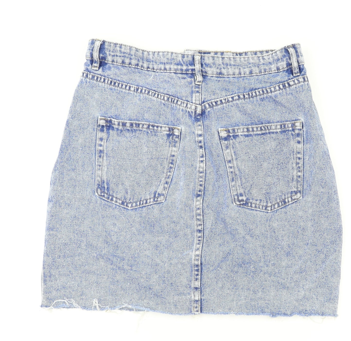 H&M Womens Blue   A-Line Skirt Size 10