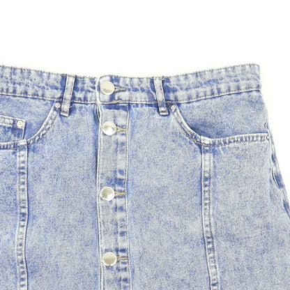 H&M Womens Blue   A-Line Skirt Size 10