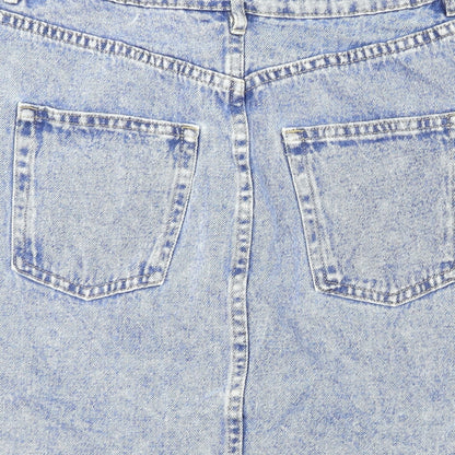 H&M Womens Blue   A-Line Skirt Size 10