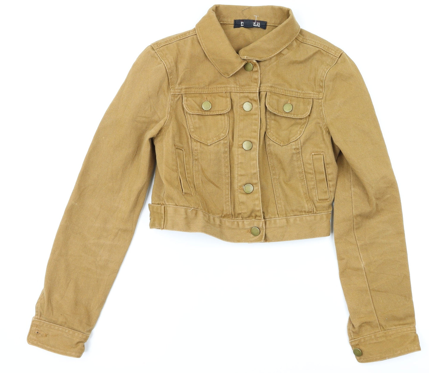 Womens UK Size S FOREVER 21 Brown Jacket