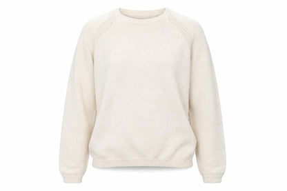 EWM Womens Beige  Knit Pullover Jumper Size M