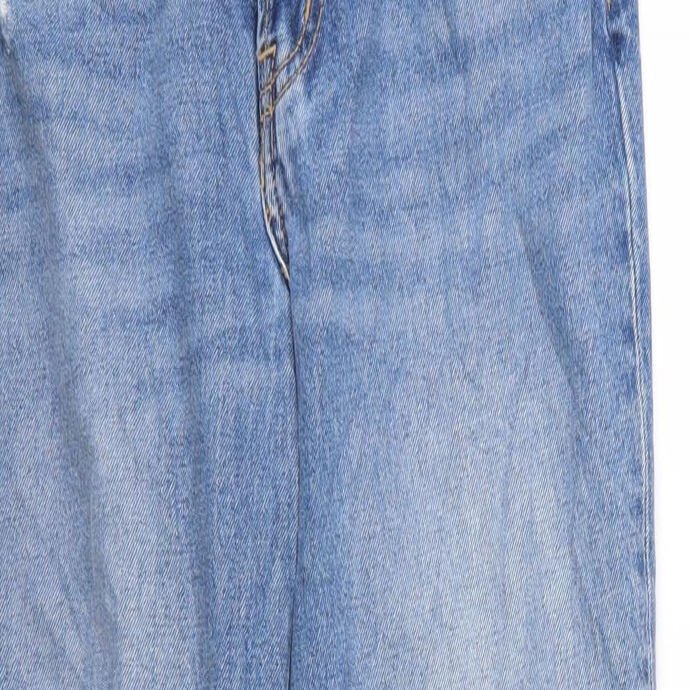 Womens UK Size 8 H&M Regular Fit Straight Blue Jeans