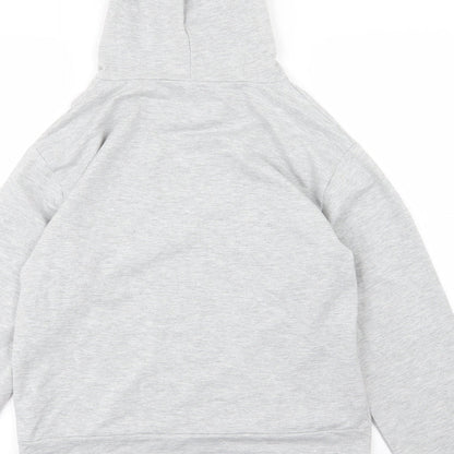 SheIn Womens Grey  Jersey Pullover Hoodie Size M  - NASA