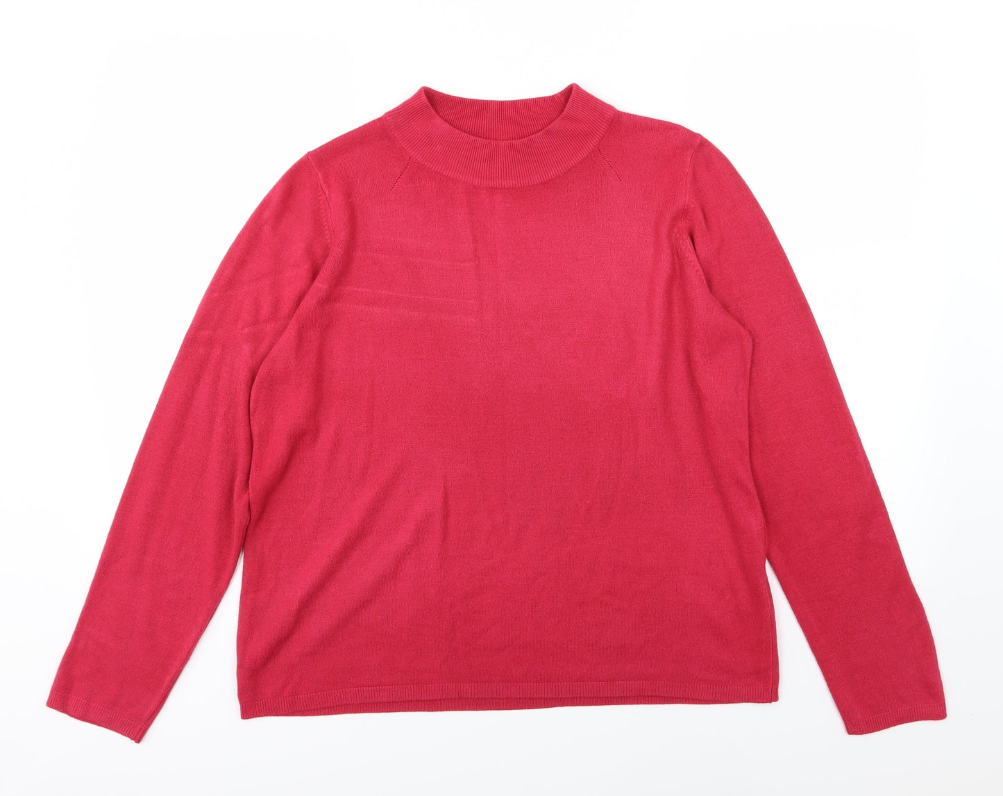 Marks and Spencer Womens Pink  Knit Pullover Jumper Size 16