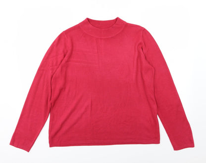 Marks and Spencer Womens Pink  Knit Pullover Jumper Size 16