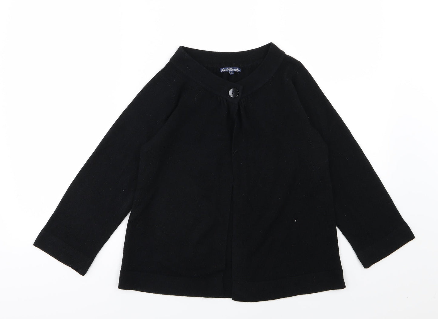 Sarah Hamilton Womens Black  Knit Cardigan Jumper Size M