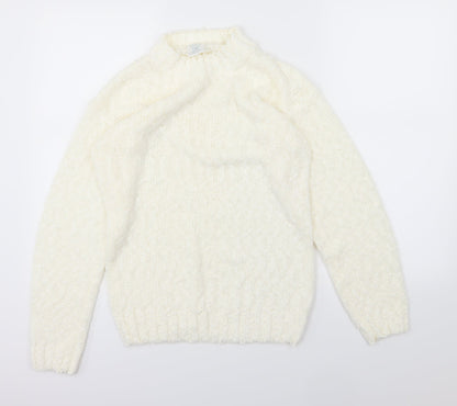 Littlewoods Womens Ivory  Knit Pullover Jumper Size 10