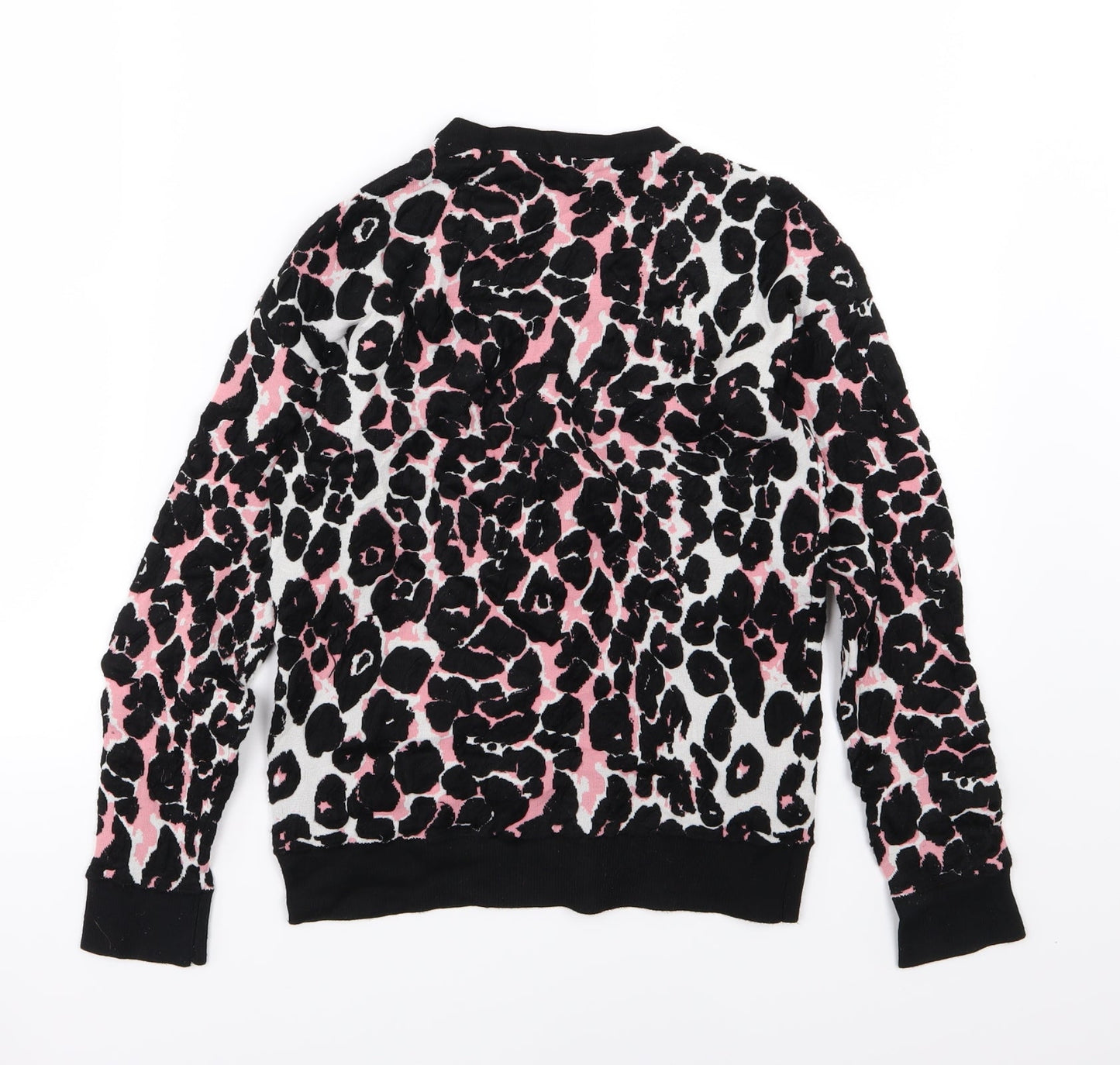 Candy Couture Girls Multicoloured Animal Print Knit Pullover Jumper Size 12-13 Years