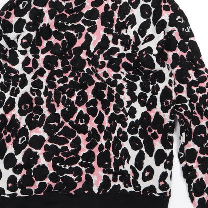Candy Couture Girls Multicoloured Animal Print Knit Pullover Jumper Size 12-13 Years