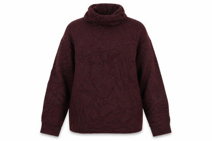 H&M Womens Red  Knit Pullover Jumper Size M